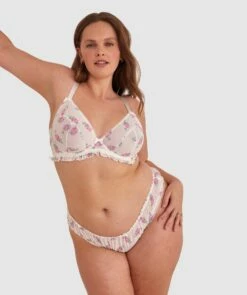 Elodie Brazilian Knicker - Print Floral 9 Elodie Brazilian Knicker - Print Floral -BRAS N THINGS Sales elodie brazilian knicker print floral 01445801 4