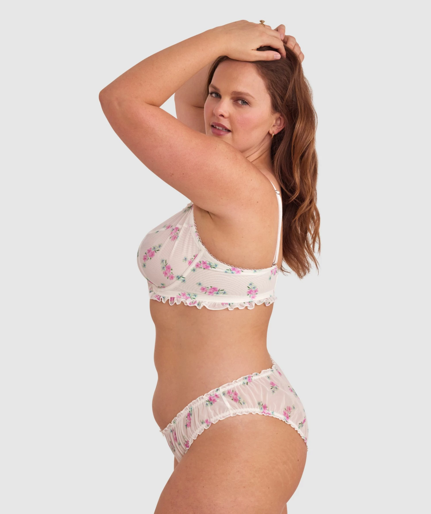 Elodie Brazilian Knicker - Print Floral 6 Elodie Brazilian Knicker - Print Floral - Image 4