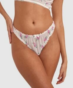 Elodie V String - Print Floral -BRAS N THINGS Sales elodie v string print floral 01445701 5