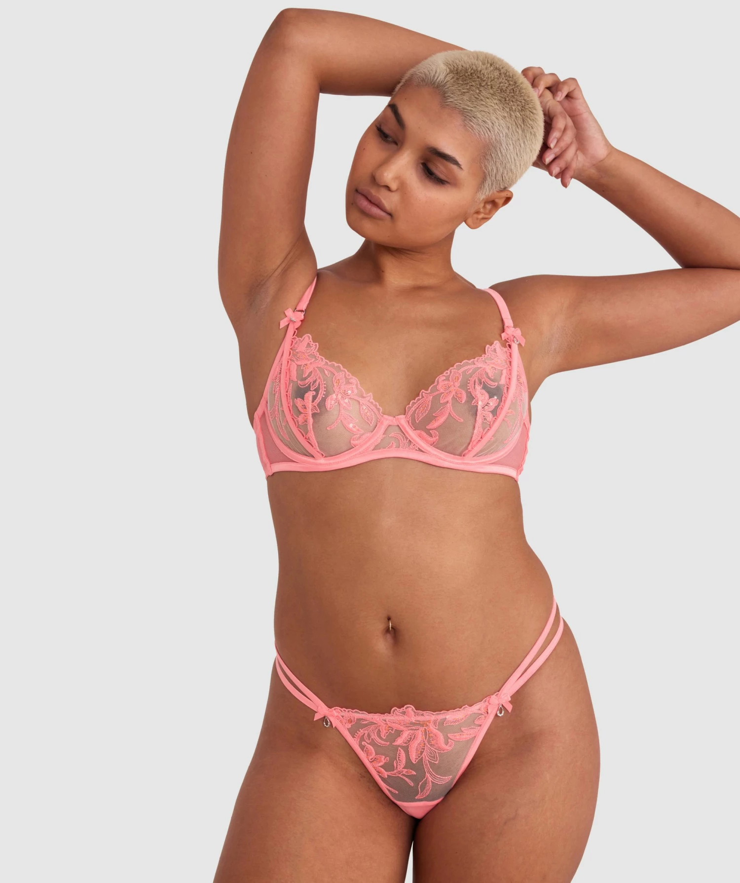 Enchanted Dreaming Of You V String - Pink 4 Enchanted Dreaming Of You V String - Pink - Image 2