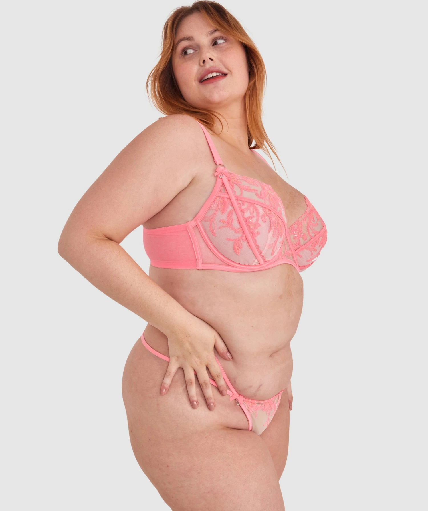 Enchanted Dreaming Of You V String - Pink 6 Enchanted Dreaming Of You V String - Pink - Image 4