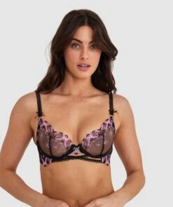 Enchanted Falling For You Underwire Bra - Black -BRAS N THINGS Sales enchanted falling for you underwire bra black 01420301 5