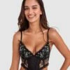 Enchanted Moonlight In Vermont Push Up Corset - Black -BRAS N THINGS Sales enchanted moonlight in vermont push up corset black 01462601
