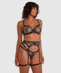 Enchanted Moonlight In Vermont Suspender - Black -BRAS N THINGS Sales enchanted moonlight in vermont suspender black 01462501 5
