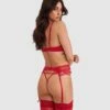 Enchanted Sakura Suspender - Red -BRAS N THINGS Sales enchanted sakura suspender red 01448101 14