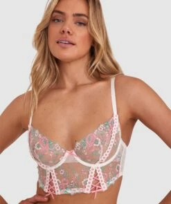 Enchanted Secret Garden Underwire Bra - Ivory