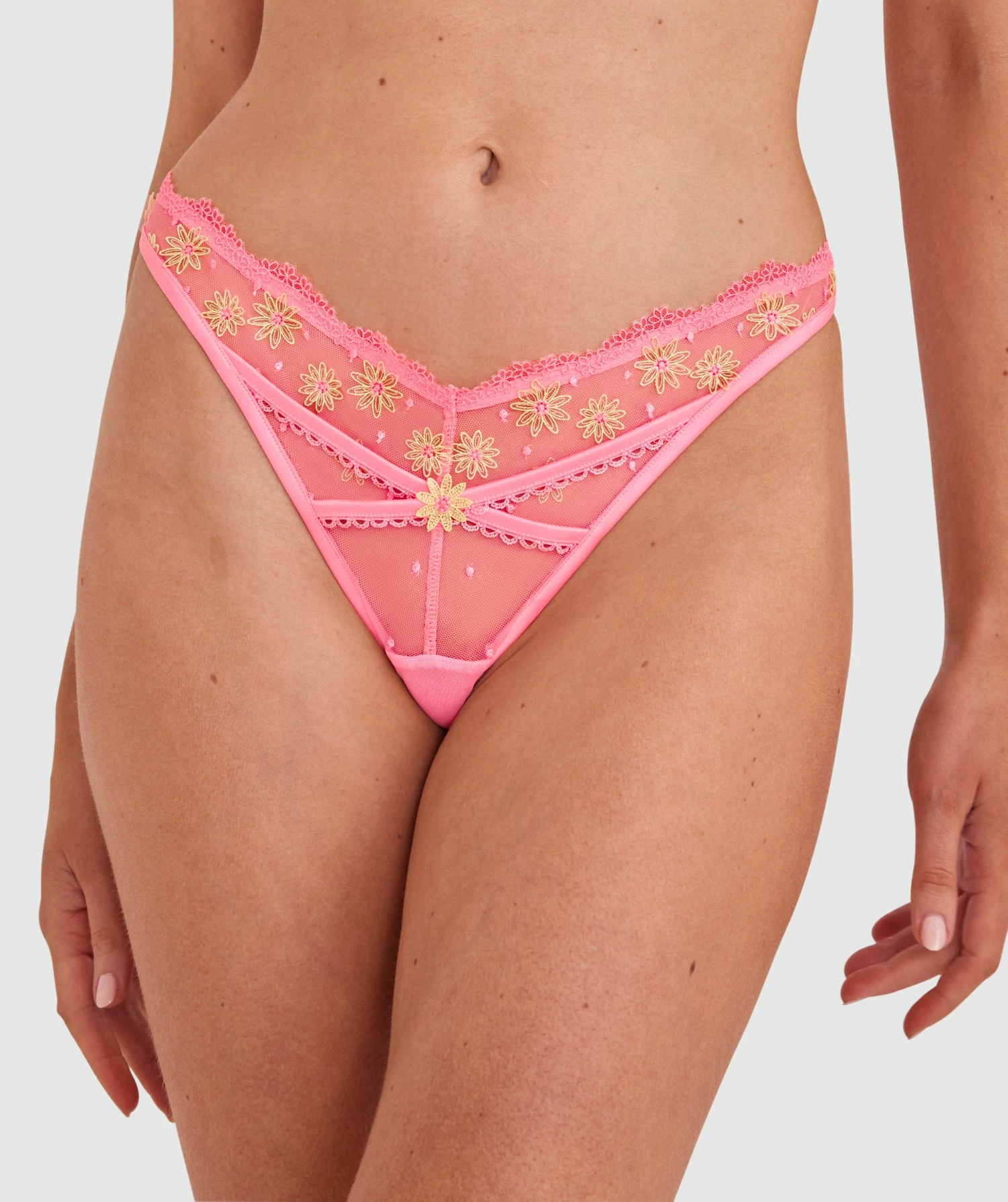 Enchanted Sweet Like Candy V String - Pink 3 Enchanted Sweet Like Candy V String - Pink