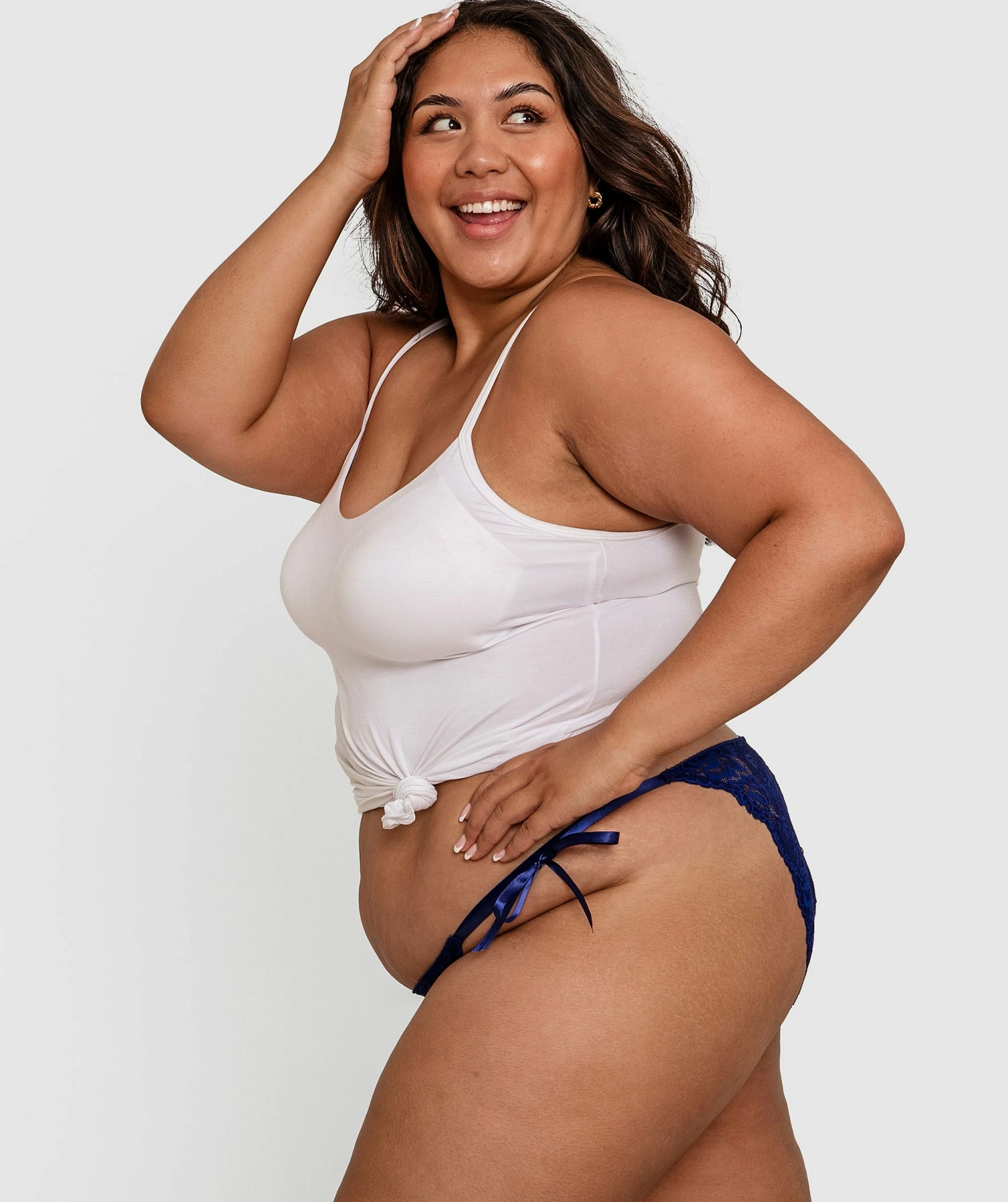 Eve Tanga Knicker - Navy 4 Eve Tanga Knicker - Navy - Image 2