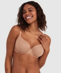 Everyday Luxe Contour Plunge Bra - Nude 3