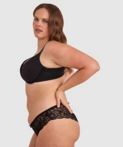 Everyday Luxe Full Cup Underwire Bra - Black 10 Everyday Luxe Full Cup Underwire Bra - Black -BRAS N THINGS Sales everyday luxe full cup underwire bra black 01434201 10