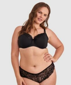 Everyday Luxe Full Cup Underwire Bra - Black 11 Everyday Luxe Full Cup Underwire Bra - Black -BRAS N THINGS Sales everyday luxe full cup underwire bra black 01434201 5