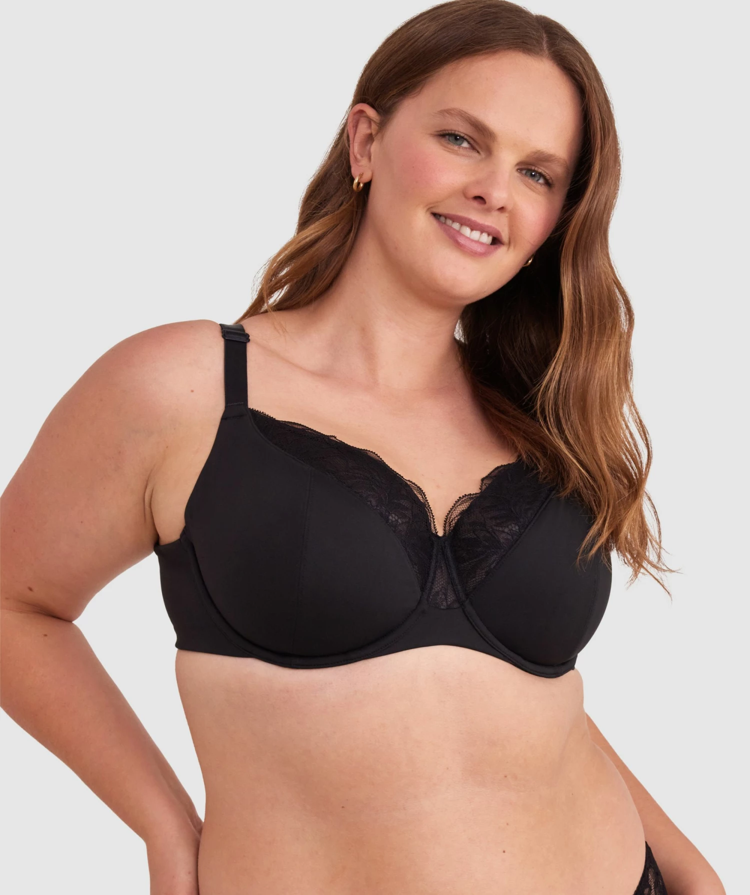 Everyday Luxe Full Cup Underwire Bra - Black 3 Everyday Luxe Full Cup Underwire Bra - Black