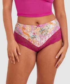 Faith Full Brief - Print Paisley