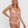 Fern Contour Plunge Bra - Rose
