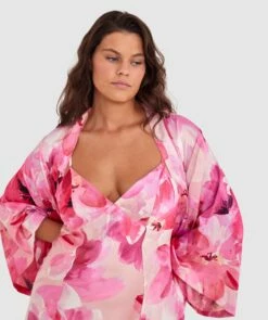 Florence Wrap With Large Scrunchie - Print Floral 10 Florence Wrap With Large Scrunchie - Print Floral -BRAS N THINGS Sales florence wrap with large scrunchie print floral 01465101 2