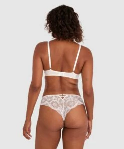 Floriane Brazilian Knicker - Ivory -BRAS N THINGS Sales floriane brazilian knicker ivory 01478301 3