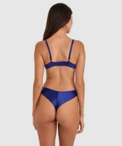 Floriane Contour Plunge Bra - Navy -BRAS N THINGS Sales floriane contour plunge bra navy 01478103 3