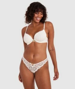 Floriane V String - Ivory -BRAS N THINGS Sales floriane v string ivory 01478202 9