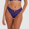 Floriane V String - Navy 2 Floriane V String - Navy -BRAS N THINGS Sales floriane v string navy 01478203