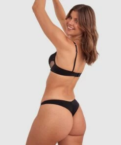 Inez Underwire Bra - Black 10 Inez Underwire Bra - Black -BRAS N THINGS Sales inez underwire bra black 01409303 16