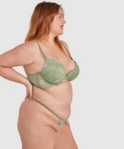 Ingrid Mini V - Khaki -BRAS N THINGS Sales ingrid mini v khaki 01279304 17