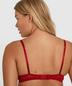 Ingrid Push Up Bra - Dark Red -BRAS N THINGS Sales ingrid push up bra dark red 01413201 6