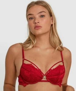 Front Page -BRAS N THINGS Sales ingrid push up bra dark red 01413201 9