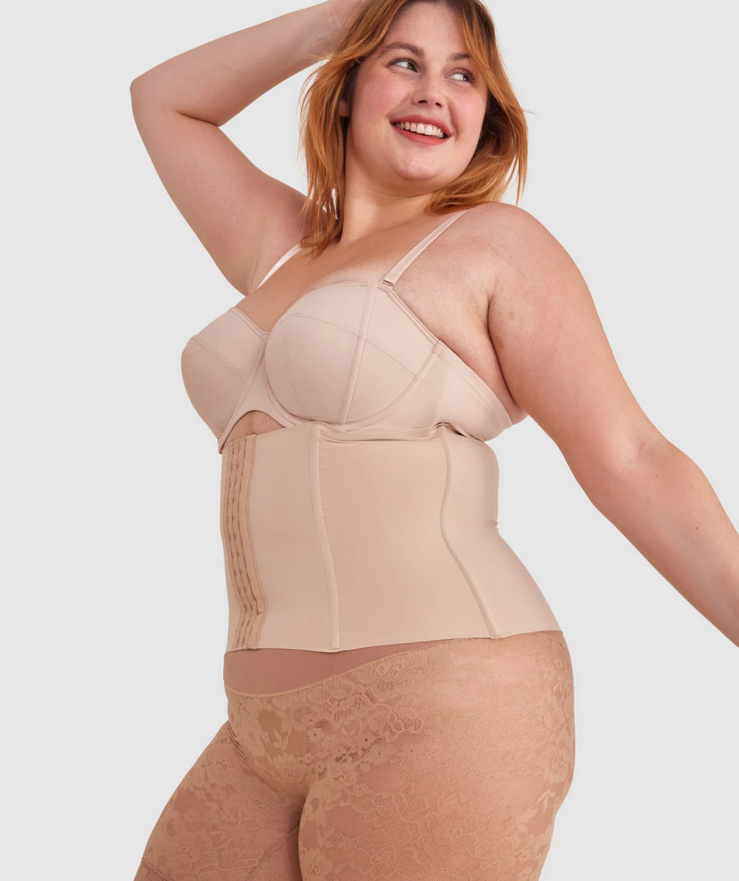 Inner Essence Waist Cincher - Nude 2 3 Inner Essence Waist Cincher - Nude 2