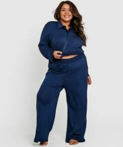 Kaede Long Sleeve Shirt - Navy