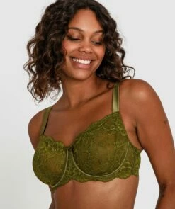 Kaylee Curvy Underwire Bra - Khaki 8 Kaylee Curvy Underwire Bra - Khaki -BRAS N THINGS Sales kaylee curvy underwire bra khaki 01412301 12