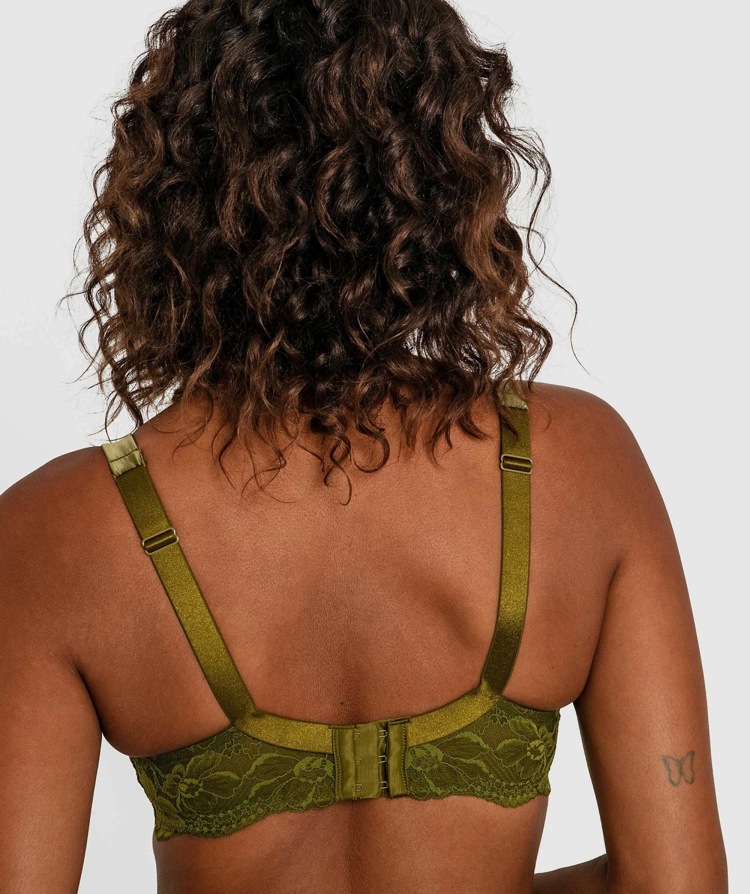 Kaylee Curvy Underwire Bra - Khaki 6 Kaylee Curvy Underwire Bra - Khaki - Image 4
