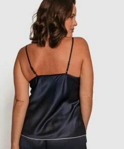 Liquid Satin Cami - Navy -BRAS N THINGS Sales liquid satin cami navy 00634407 8