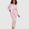 Liquid Satin Long Pants - Light Pink -BRAS N THINGS Sales liquid satin long pants light pink 01344801 9