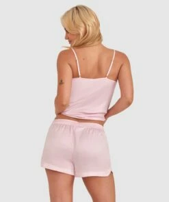 Liquid Satin Shorts - Pink 11 Liquid Satin Shorts - Pink -BRAS N THINGS Sales liquid satin shorts pink 00634507 3