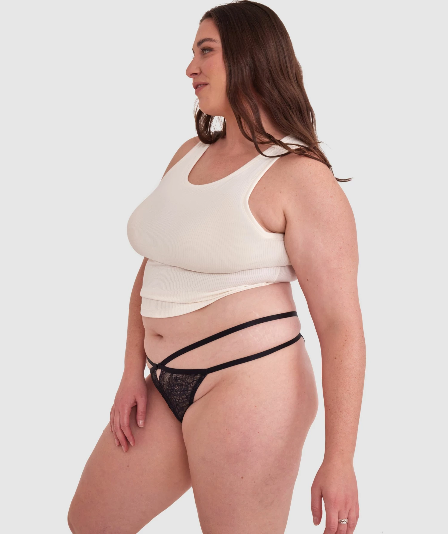 Lottie Tanga Brief - Black 4 Lottie Tanga Brief - Black - Image 2