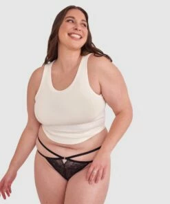 Lottie Tanga Brief - Black 10 Lottie Tanga Brief - Black -BRAS N THINGS Sales lottie tanga brief black 01436801 20