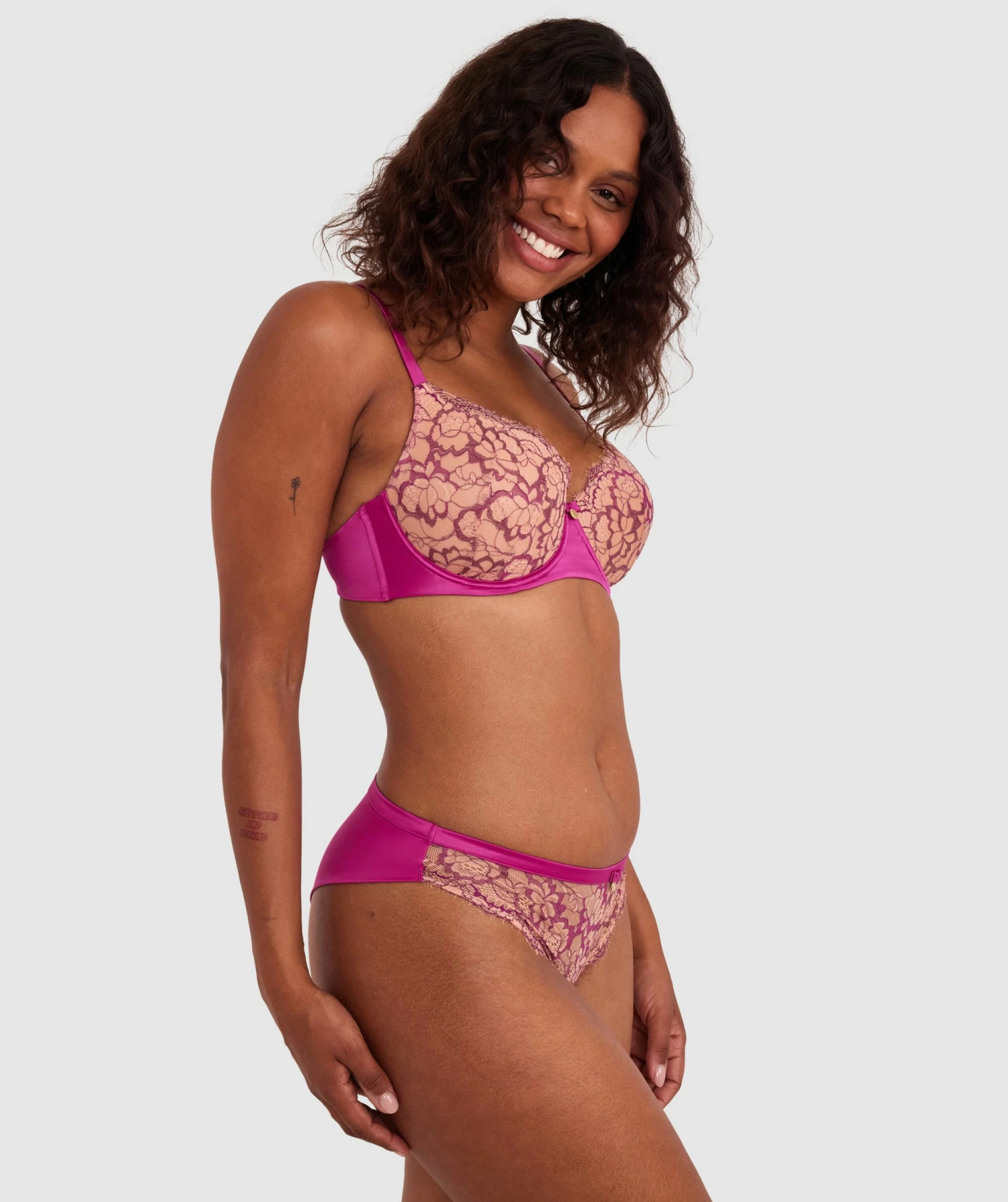 Madrid Brazilian Knicker - Rose 5 Madrid Brazilian Knicker - Rose - Image 3