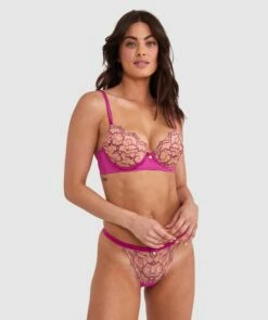 Madrid Push Up Bra - Rose -BRAS N THINGS Sales madrid push up bra rose 01487601 9