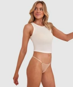 Mesh Basics V String - Nude 3 -BRAS N THINGS Sales mesh basics v string nude 3 01443002 11