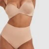 Microfibre High Waist V String Knicker - Nude -BRAS N THINGS Sales microfibre high waist v string knicker nude 00824402 3