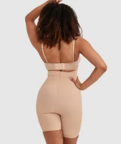 Microfibre Thigh Shaper - Nude -BRAS N THINGS Sales microfibre thigh shaper nude 00492801