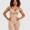 Microfibre Thigh Shaper - Nude -BRAS N THINGS Sales microfibre thigh shaper nude 00492801 3