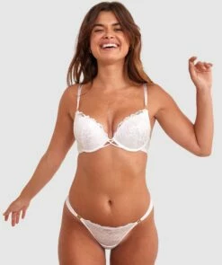 Nala Double Push Up Plunge Bra - Ivory 12 Nala Double Push Up Plunge Bra - Ivory -BRAS N THINGS Sales nala double push up plunge bra ivory 01400401 1