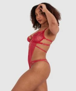 Night Games Bleeding Hearts Bedroom Bodysuit - Red 8 Night Games Bleeding Hearts Bedroom Bodysuit - Red -BRAS N THINGS Sales night games bleeding hearts bedroom bodysuit red 01468301 10