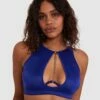 Night Games Blue Lagoon Crop Top - Navy 2 Night Games Blue Lagoon Crop Top - Navy -BRAS N THINGS Sales night games blue lagoon crop top navy 01394501 1