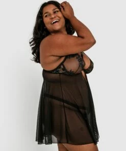 Night Games Empowered Underwire Babydoll - Black 12 Night Games Empowered Underwire Babydoll - Black -BRAS N THINGS Sales night games empowered underwire babydoll black 01399101 1