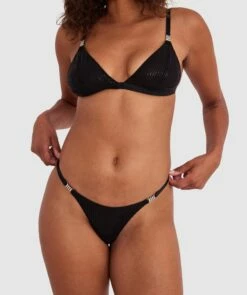 Night Games Glow Up Soft Cup & Mini V Set - Black -BRAS N THINGS Sales night games glow up soft cup mini v set black 01449201 17