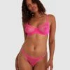 Night Games Night Lights Underwire & Mini V Set - Hot Pink -BRAS N THINGS Sales night games night lights underwire mini v set hot pink 01432701 9