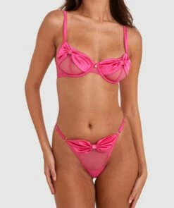 Night Games Prom Queen Soft Cup & Mini V Set - Pink