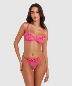 Night Games Prom Queen Soft Cup & Mini V Set - Pink -BRAS N THINGS Sales night games prom queen soft cup mini v set pink 01488401 3